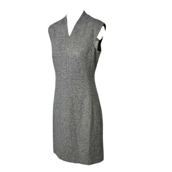 M.M. Lafleur Womens V-Neck Wool Blend Dress Size 2 Modest Minimalist Business - Picture 6 of 7